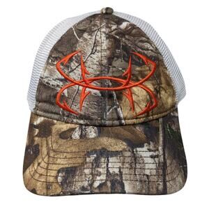 Under Armour Snapback Trucker Hat Multicolor One Size Adjustable Mesh Back